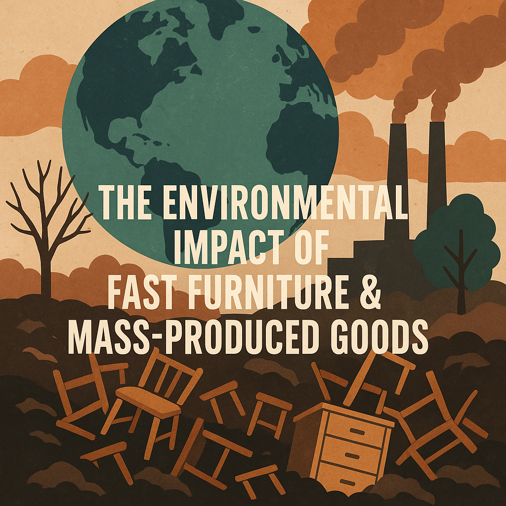 The environmental impact of fast furniture & mass-produced goods