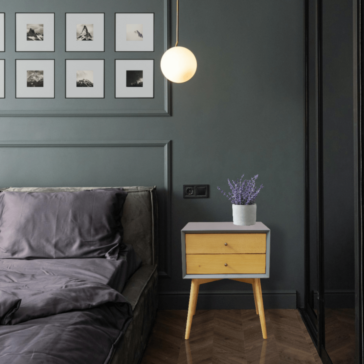 Closed Bedside Table