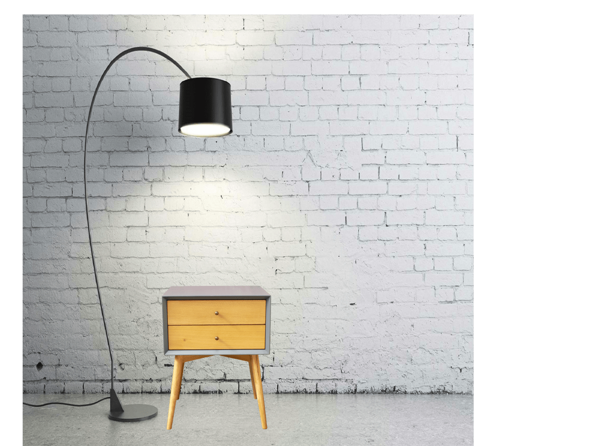 Closed Bedside Table