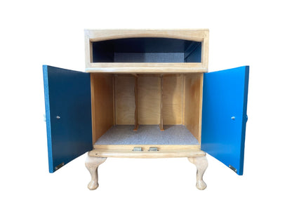 Little Blue: Small lounge cupboard or beside cabinet